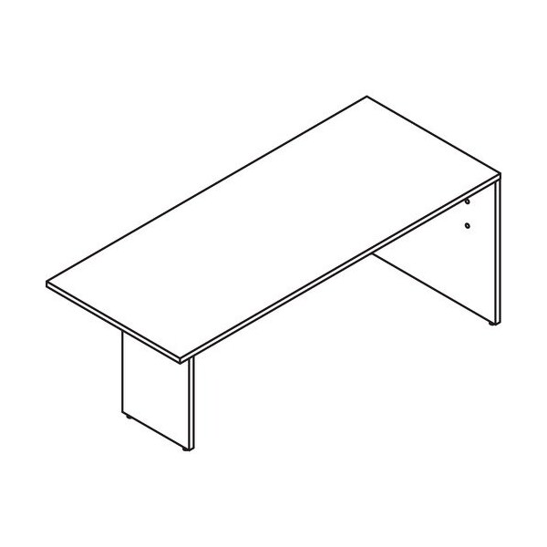Groupe Lacasse Table, Rectangular, CA, 72inWx30inDx29inH, Snow LASCANNRTM3072O - main